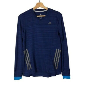 Adidas Climacool Supernova Royal Blue Running Athletic Long Sleeve Top M